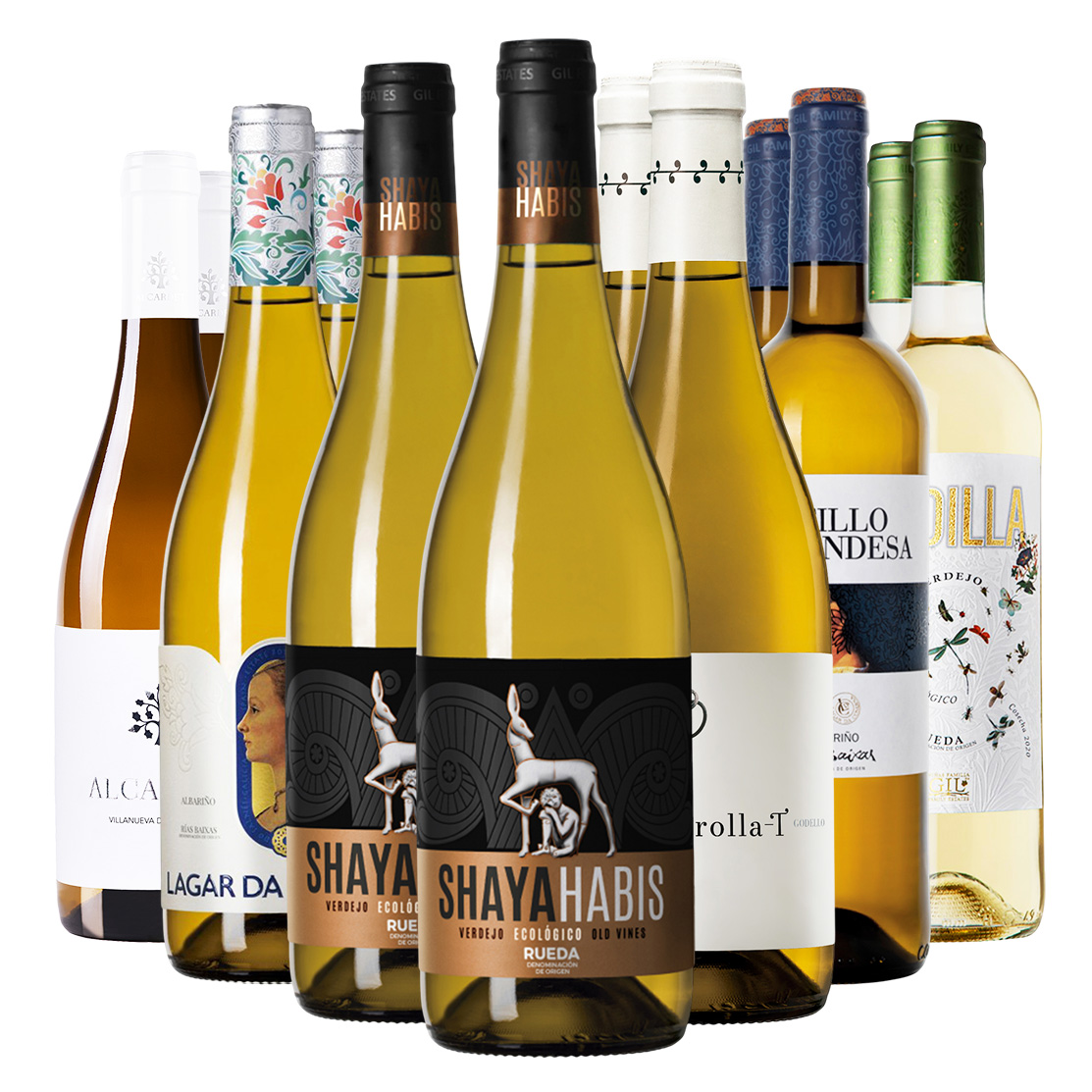 ארגז יין - 12 בקבוקים לבנים מובחרים (₪63.5/בקבוק)