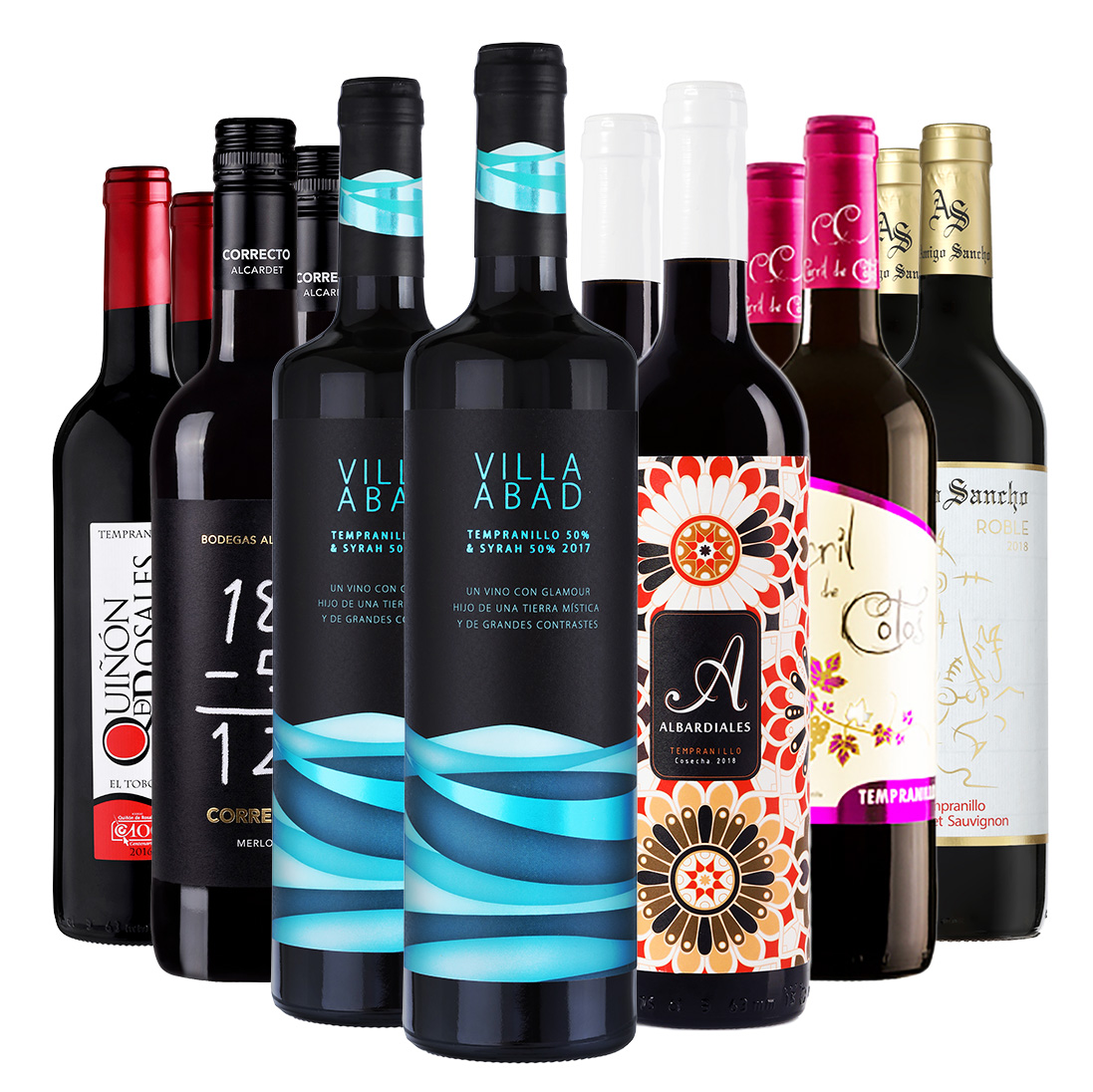 ארגז יין - 12 בקבוקים אדומים קלילים (₪35.5/בקבוק)