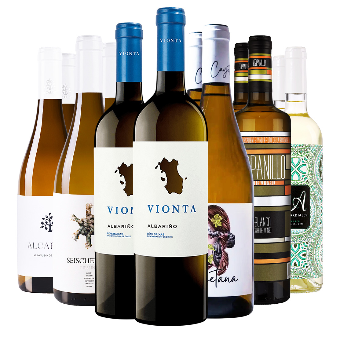 ארגז יין - 12 בקבוקים לבנים מיקס (₪50/בקבוק)