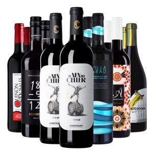 ארגז יין - 12 בקבוקים אדומים קלילים (₪37.5/בקבוק)